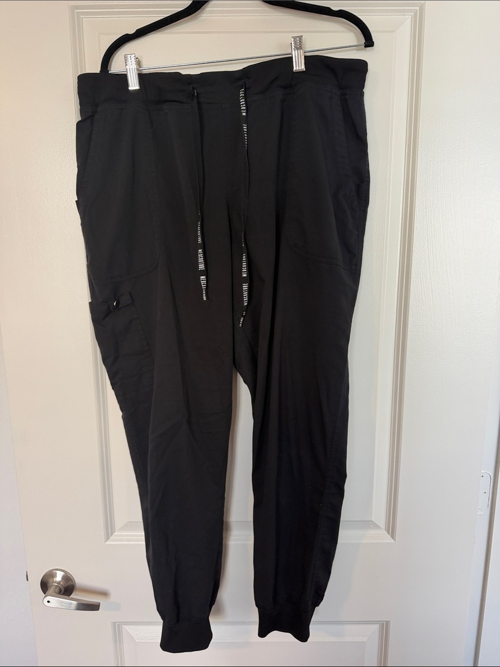 Med Couture Black Women's Drawstring Jogger Pants
